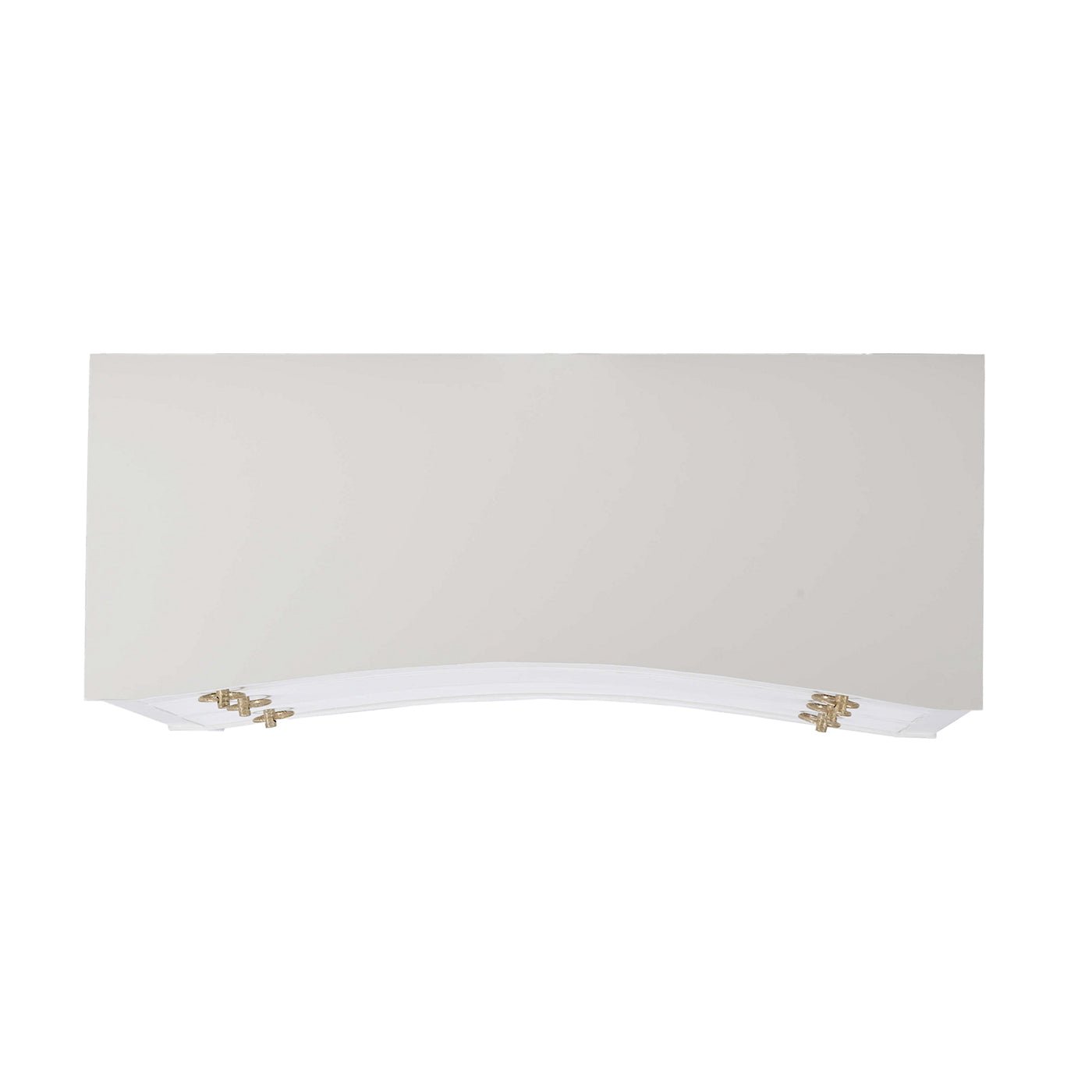 Top view of white neo classic commode.