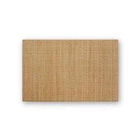 Top view of rattan nightstand, wicker texture.