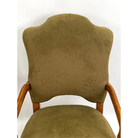 Close-up of second armchair backrest.