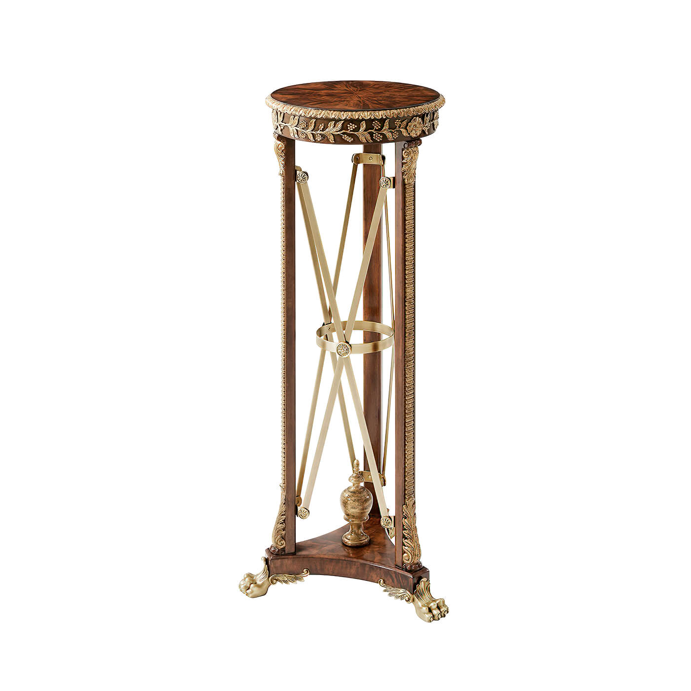 Single regency style pedestal, intricate detailing visible.