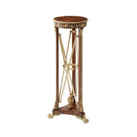 Single regency style pedestal, intricate detailing visible.