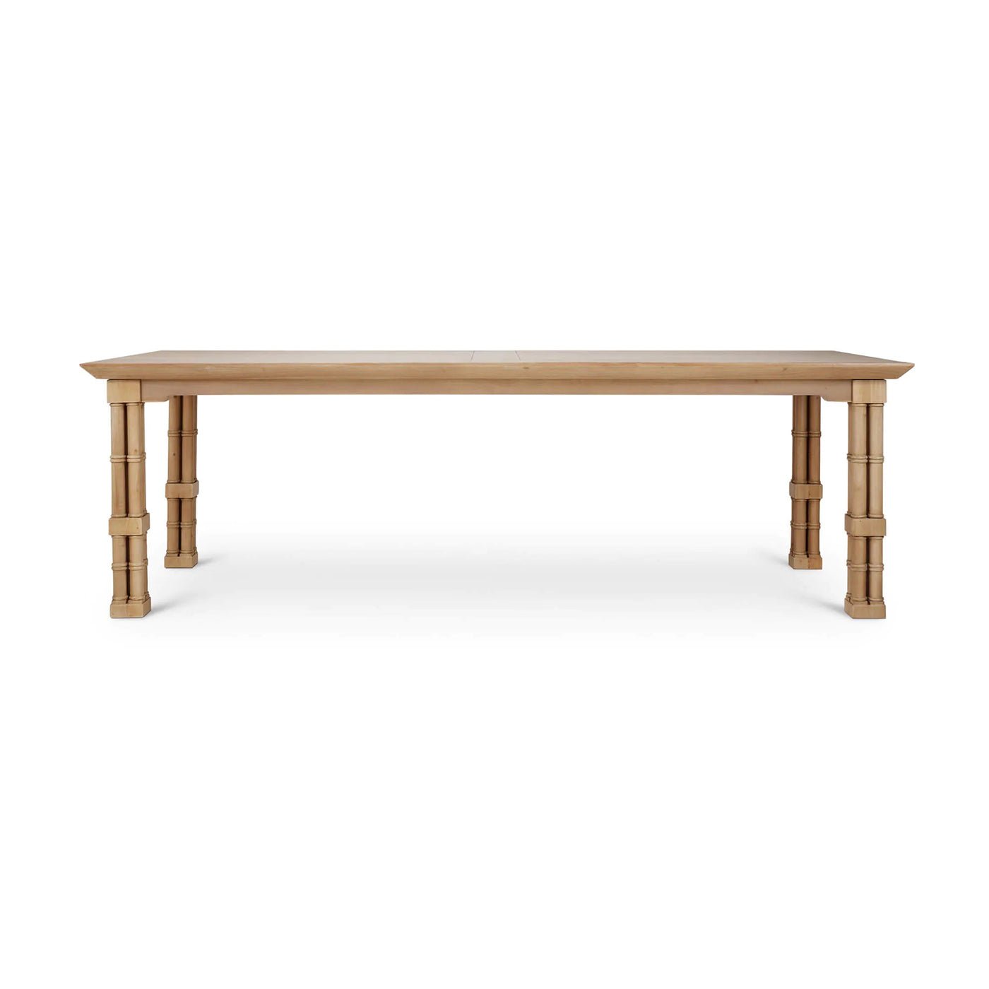 Front view of Palm Beach Regency dining table.
