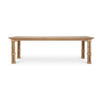 Front view of Palm Beach Regency dining table.