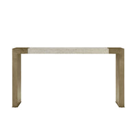 Light console table front view.