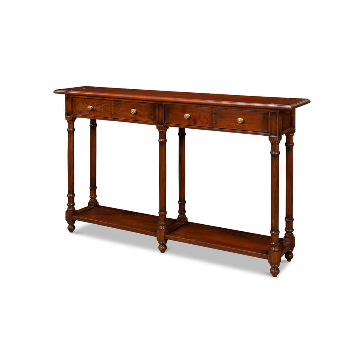 Front view of Provincial French Directoire console table.