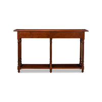 Back view of Provincial French Directoire console table.