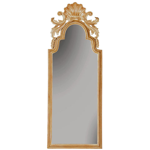 Carved Queen Anne Mirror