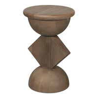 Reclaimed Elm Side Tables in Natural Wash, Set of 3 - additional view