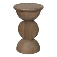 Reclaimed Elm Side Tables in Natural Wash, Set of 3 - additional view