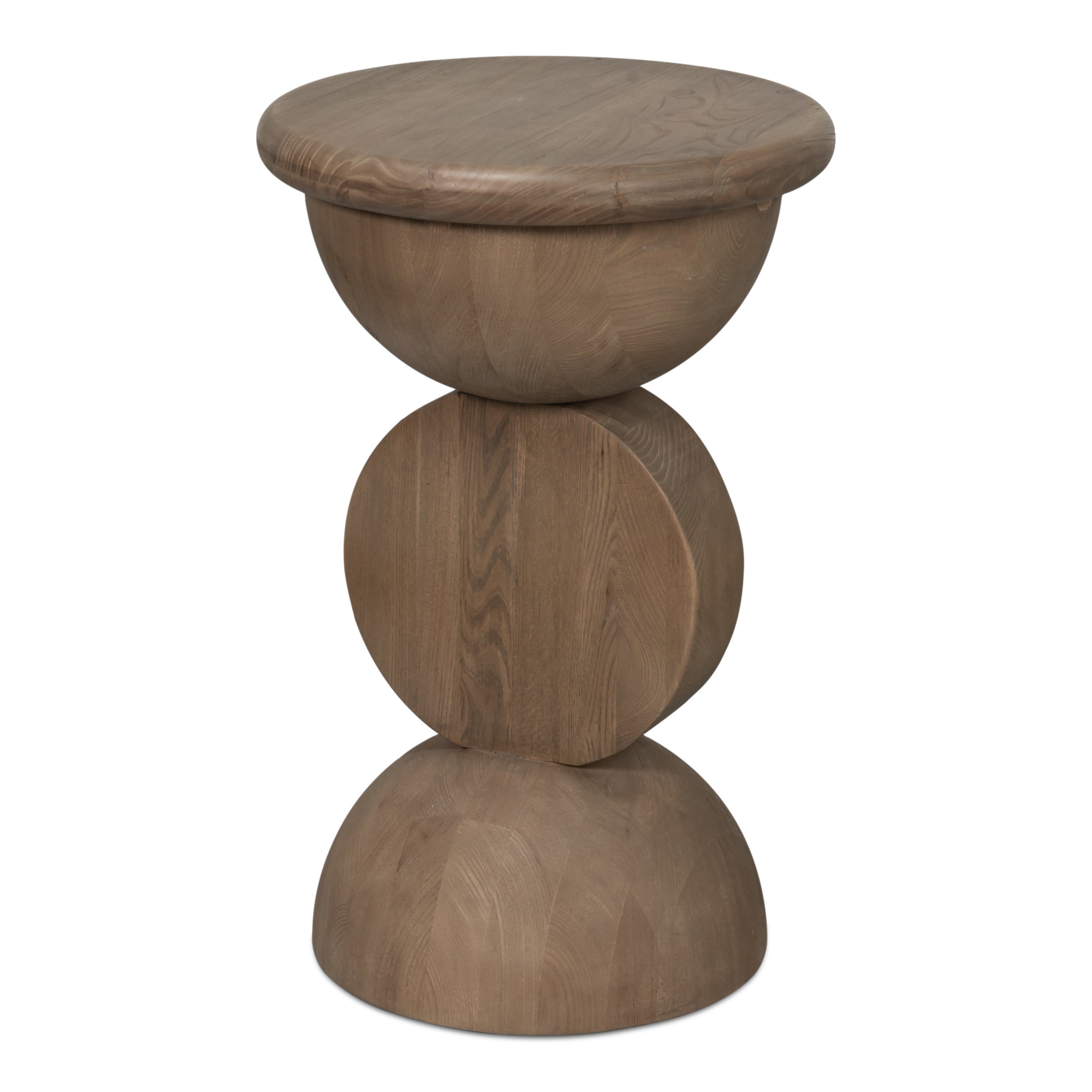 Reclaimed Elm Side Tables in Natural Wash, Set of 3 - additional view