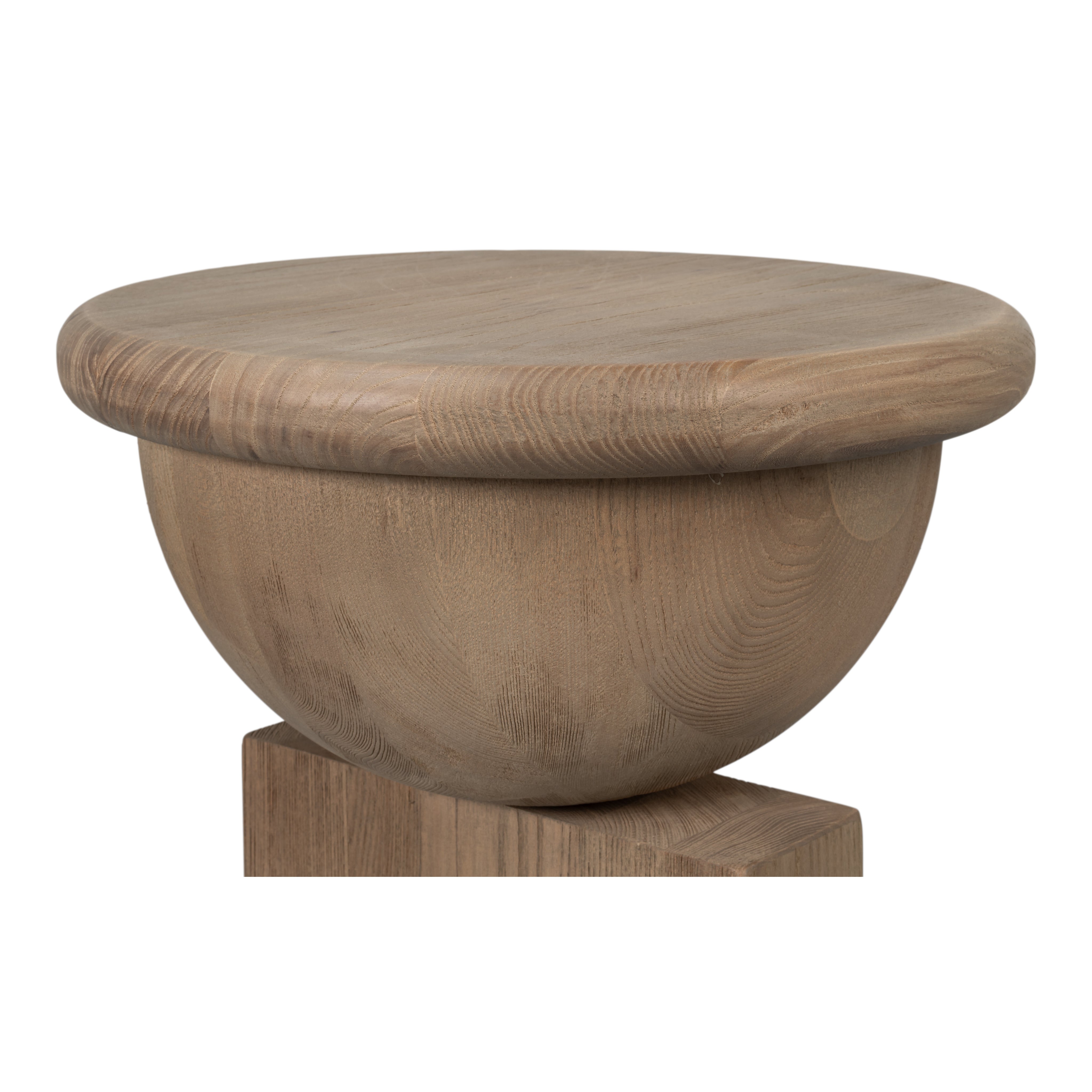 Reclaimed Elm Side Tables in Natural Wash, Set of 3 - additional view
