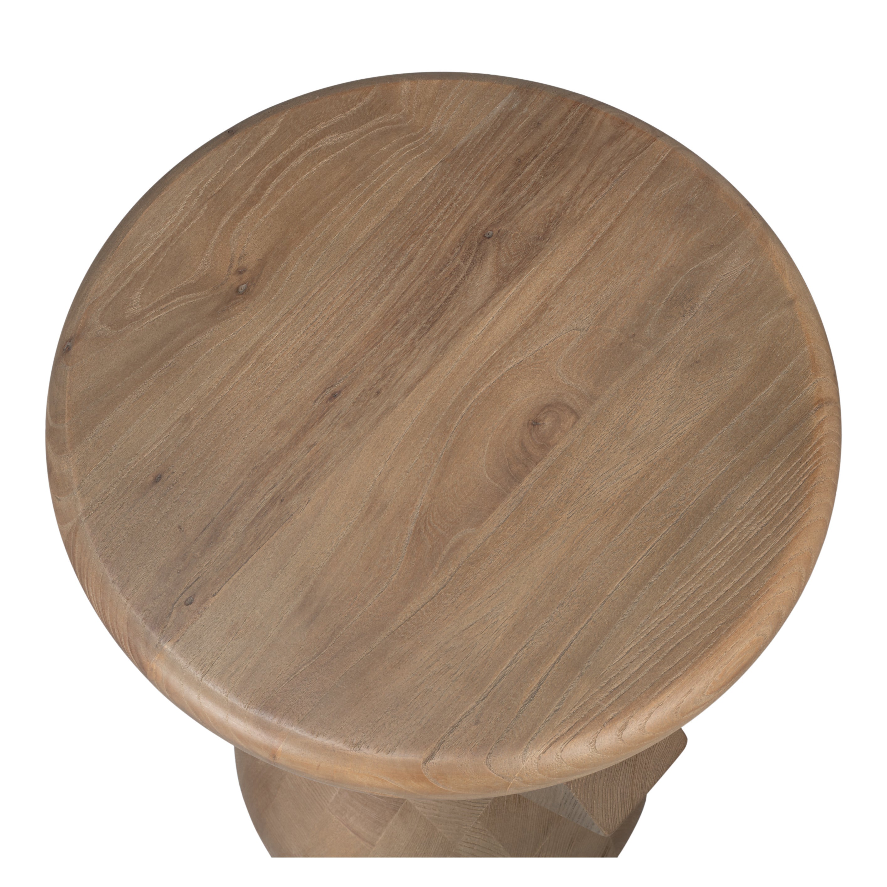Reclaimed Elm Side Tables in Natural Wash, Set of 3 - additional view