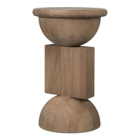 Reclaimed Elm Side Tables in Natural Wash, Set of 3 - additional view