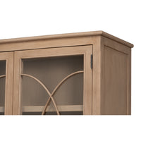 Reclaimed Pine Bookcase in Bone White - additional view