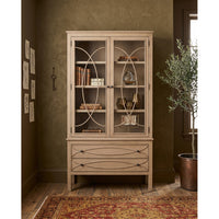 Reclaimed Pine Bookcase in Bone White - additional view