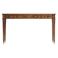Front view of Regency console table.