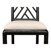 Front view of cushion and chair backrest.