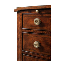 Upper part of Regency chest highlighting drawer details.