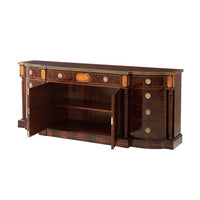 Regency Mahogany Credenza - English Georgian America