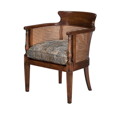 Regency Mahogany Library Chair