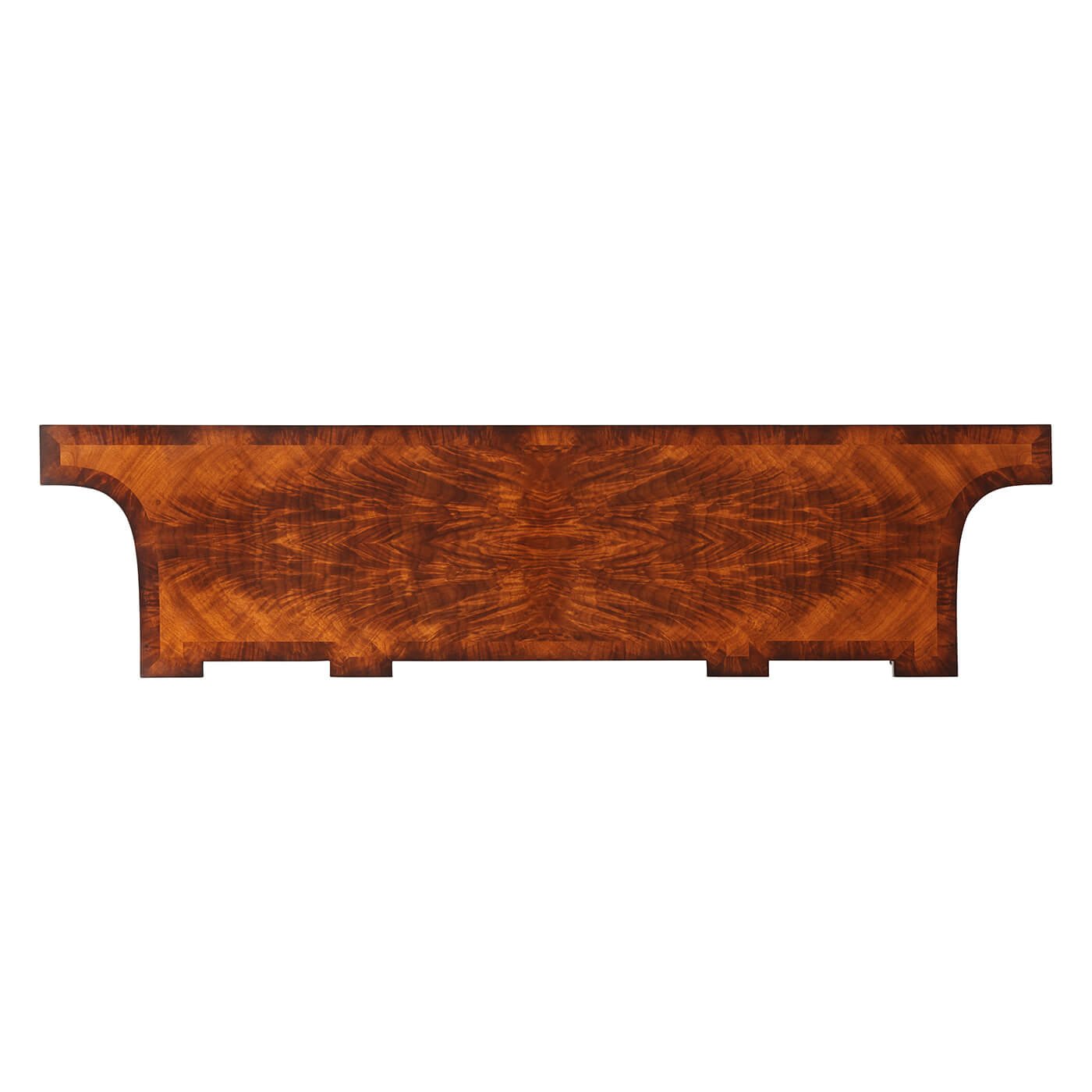 Top view of Regency mahogany side cabinet.