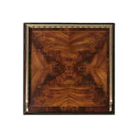 Top view showing wood pattern and decorative railing.