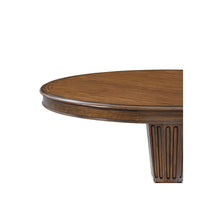 Close-up of dining table edge and top.