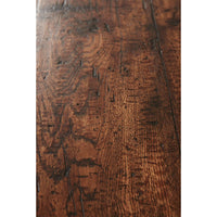 Regency style console table, wood grain surface detail.