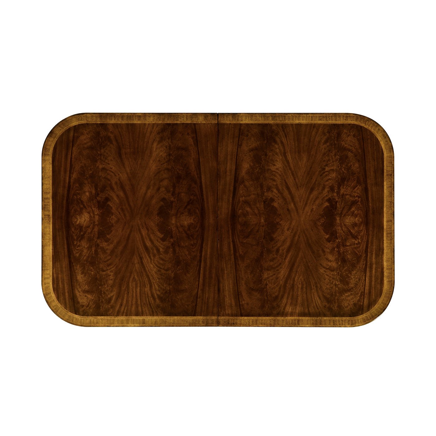 Regency table top non-extended view pattern details.