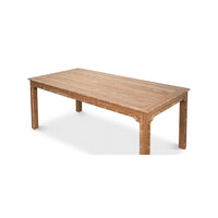 Overhead angle showing table surface and design.