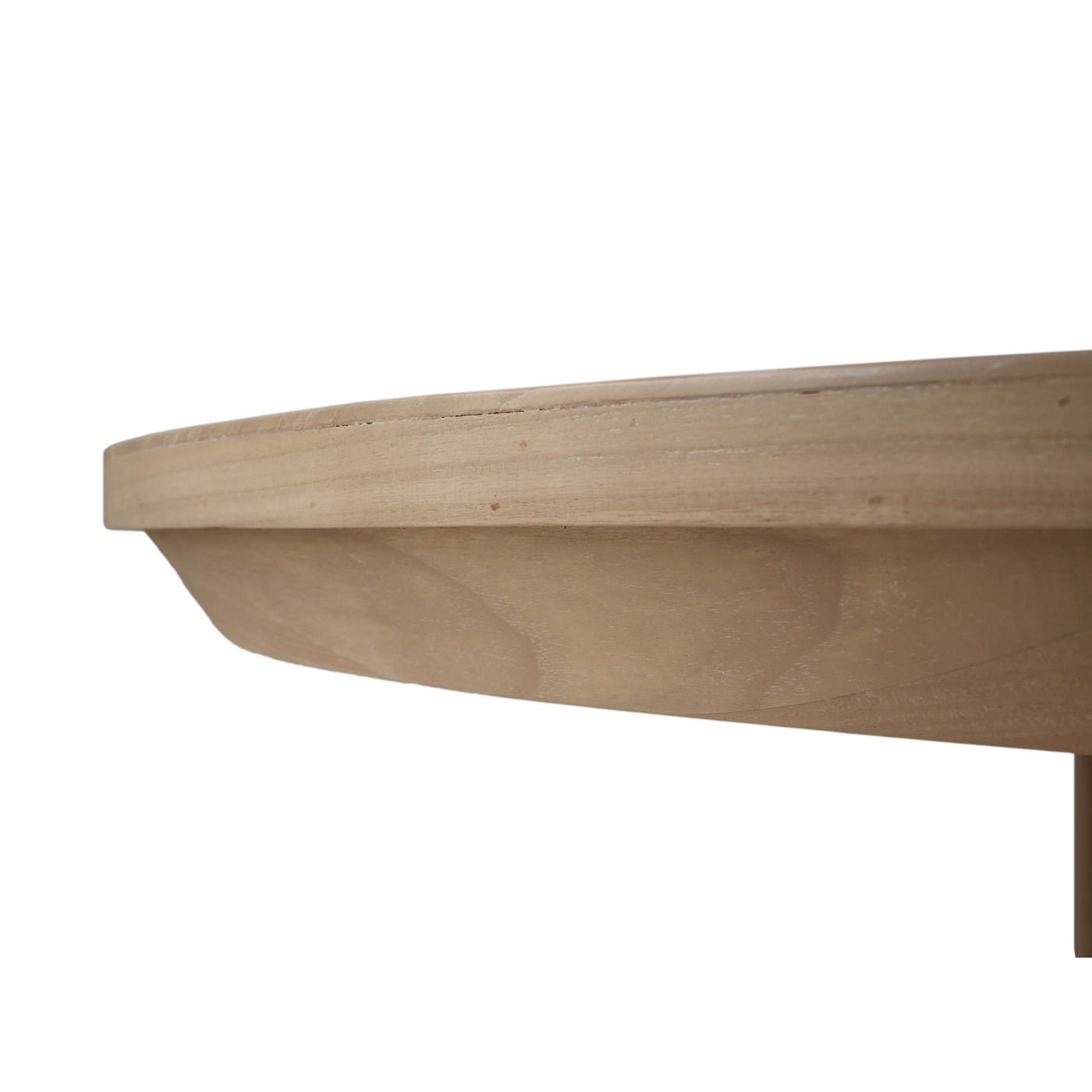 Close-up of the table's edge details.