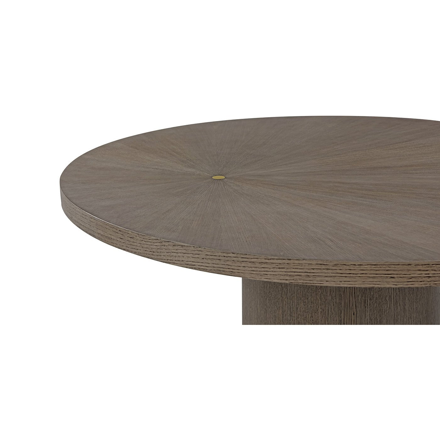 Top view of dark mink dining table surface texture.