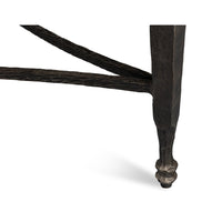 Detail of coffee table leg and base.