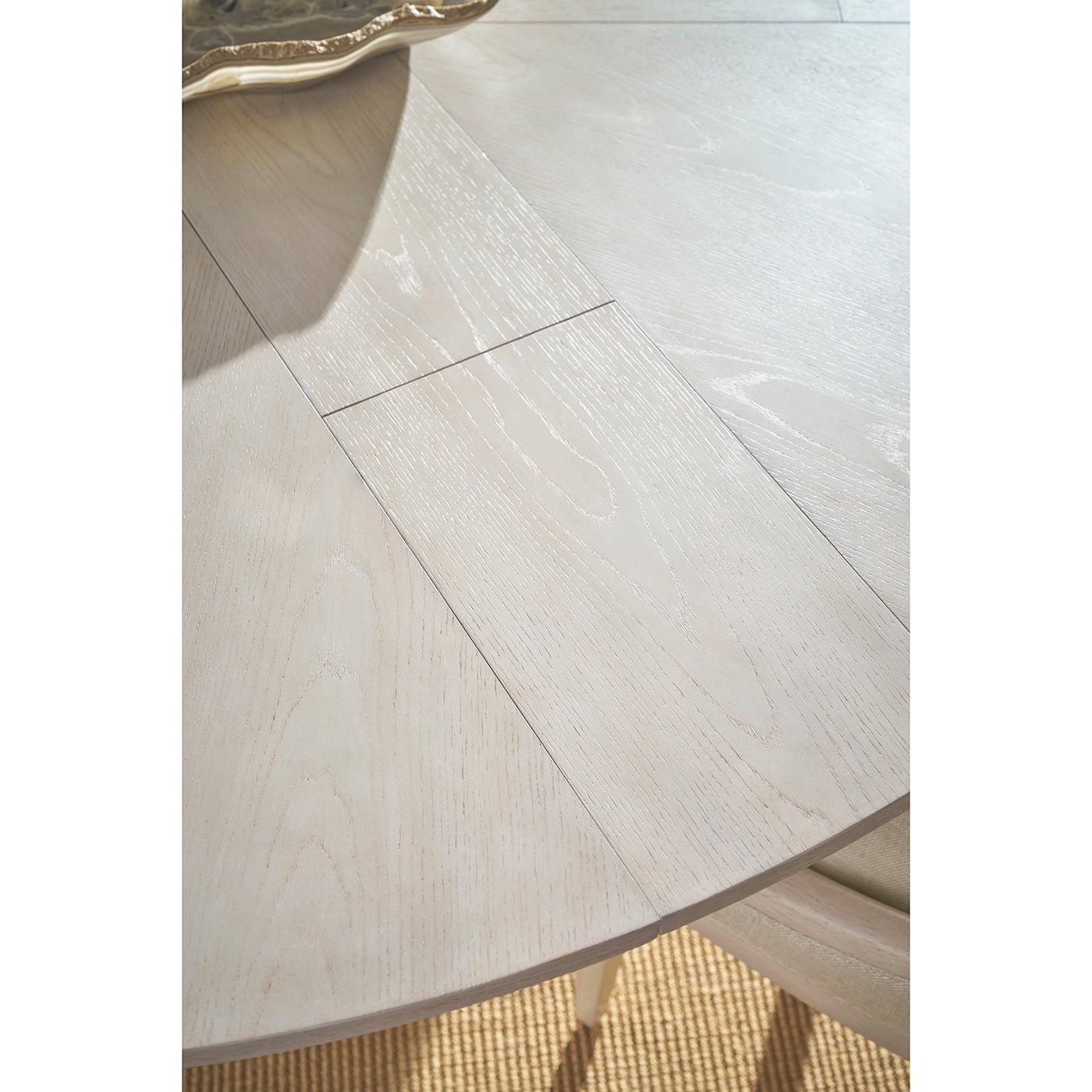 Close-up of dining table top detail