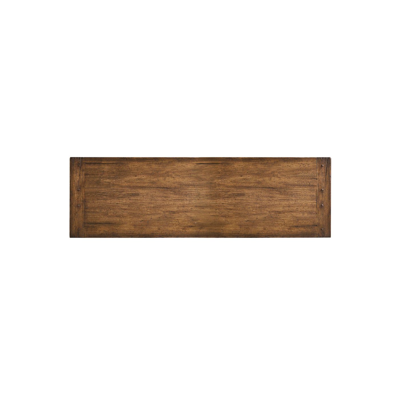 Rustic Colonial double dresser top view.