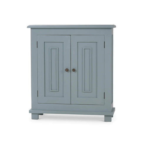 Rustic Farmhouse Side Cabinet - Ocean Blue