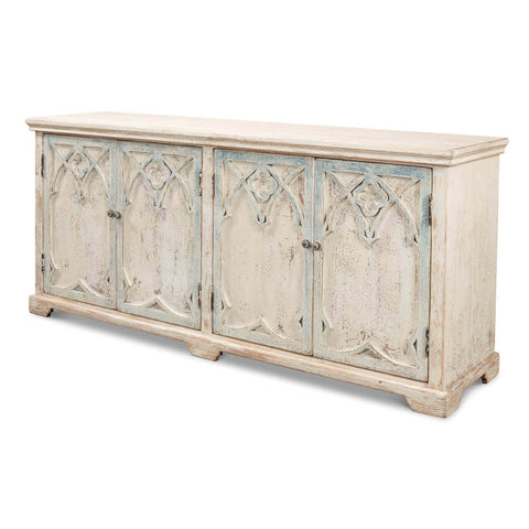 Rustic French Gothic Cabinet