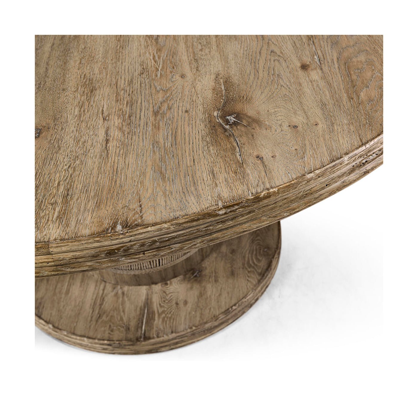 Detailed overhead view of table surface and base.