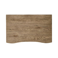 Top surface of rustic modern bedside chest