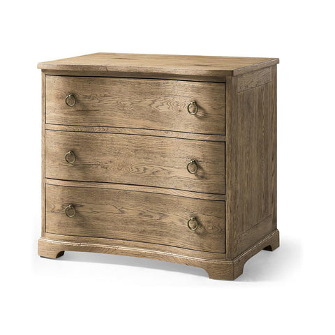 Rustic Modern Three-Drawer Bedside Chest