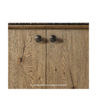 Alternative hardware option for rustic buffet included.