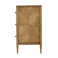 Rustic Oak Chest of Drawers - Light - English Georgian America