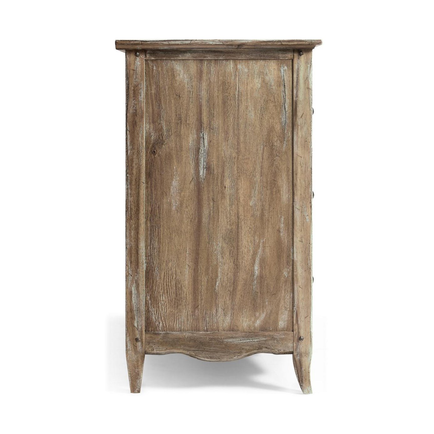 Rustic oak dresser, side view.
