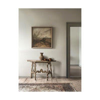 Rustic Oak Spanish - Style Console Table - English Georgian America