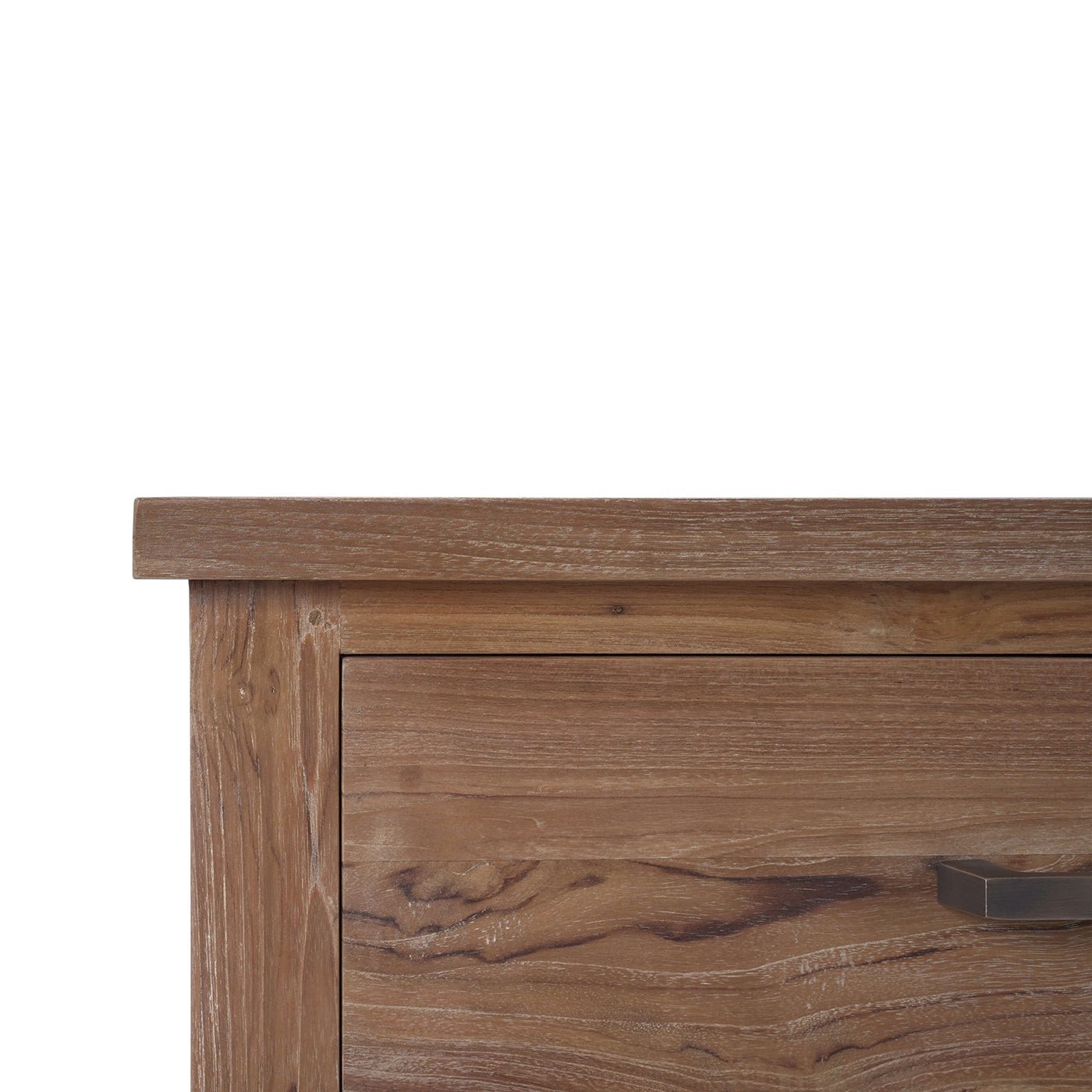 Rustic Reclaimed Teak Sideboard - English Georgian America