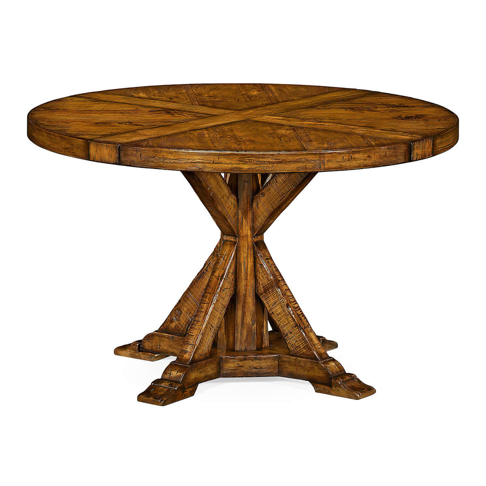 Rustic Round Dining Table - 48