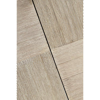 Top view of detailed textures on etagere surface.