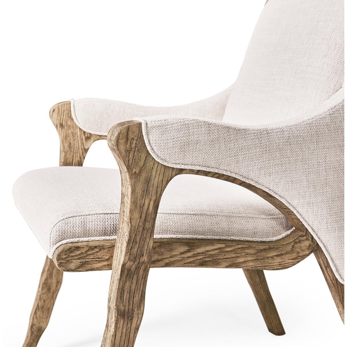 Rustic Western Upholstered Armchair - English Georgian America