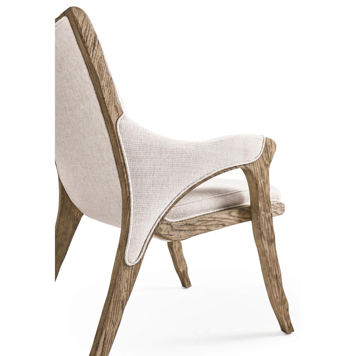 Rustic Western Upholstered Armchair - English Georgian America