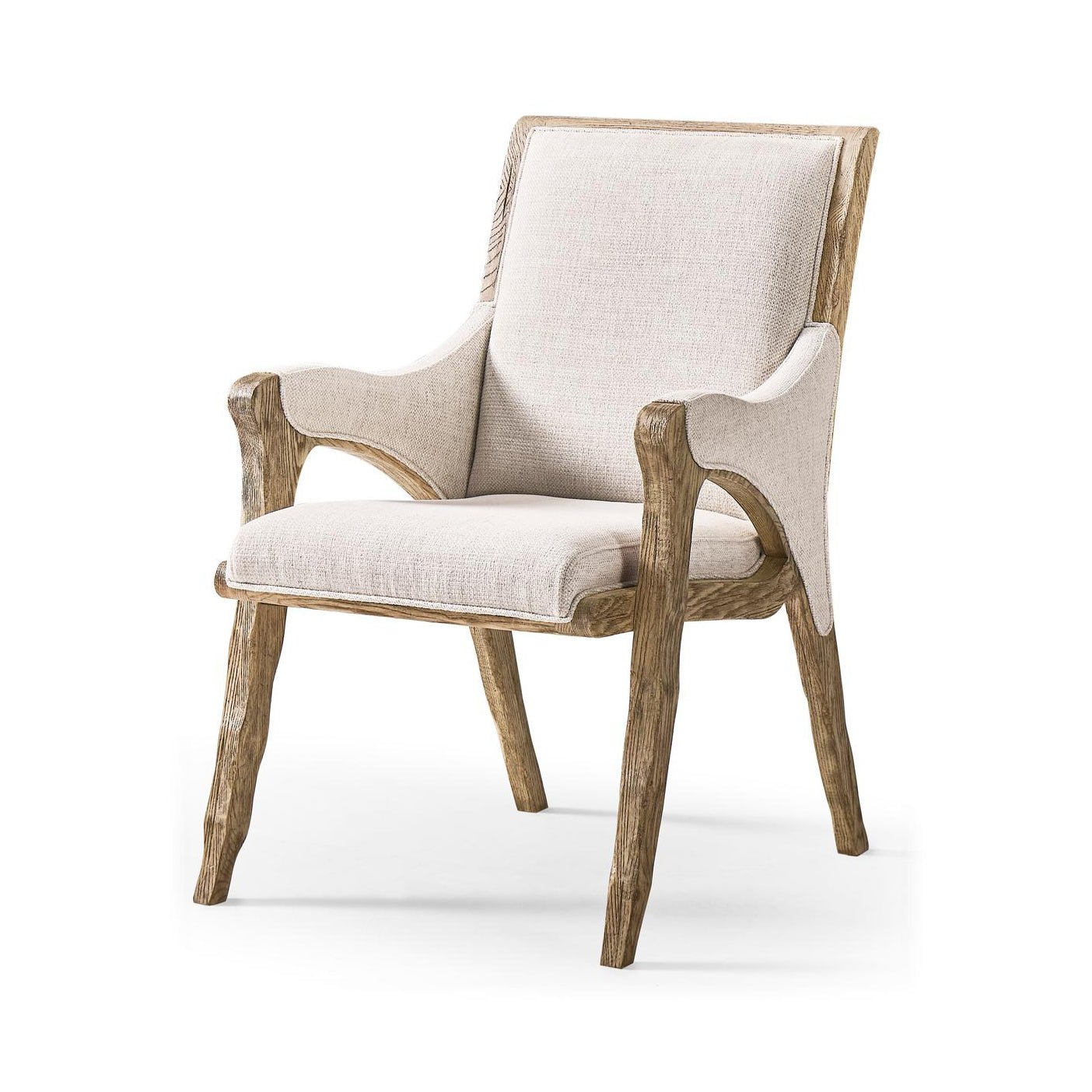 Rustic Western Upholstered Armchair - English Georgian America